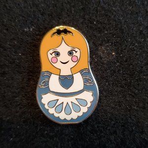 Alice Nesting Doll pin